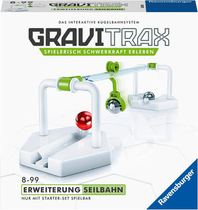Ravensburger GraviTrax 26116 - GraviTrax Erweiterung Seilbahn - Ideales Zubehör für spektakuläre Kug