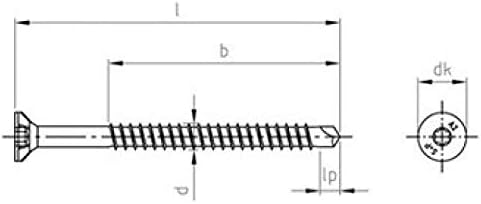 Super-Drill Art. 9040 A2 4,5X50/33 TX20 (VPE 200 Stk)