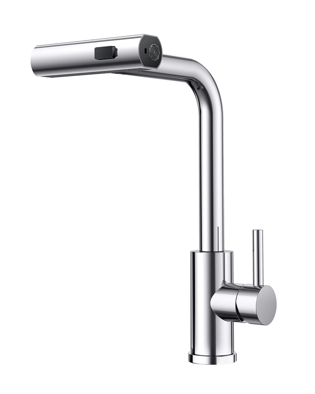 FORIOUS Küchenarmatur, Hochdruck Wasserhahn Küche Ausziehbar mit Brause, 360° Drehbar Mischbatterie