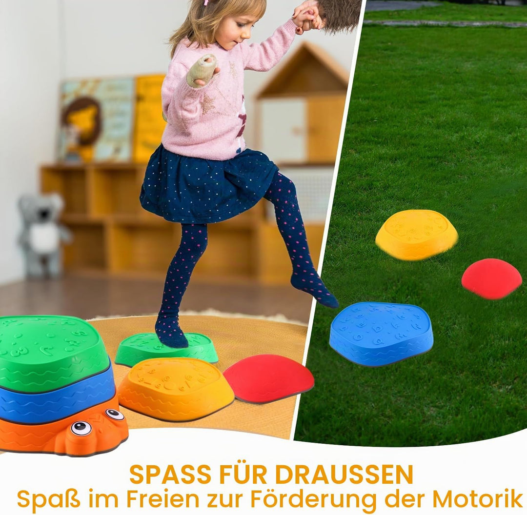 Balanciersteine für Kinder - Drinnen &amp; Draussen Sensorisches Spielzeug, Kinder mit Sensorischen Bedü