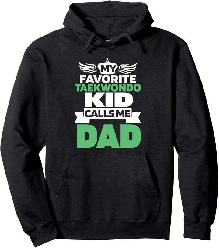 Taekwondo Papa Kämpfer Kampfsport - Martial Arts Taekwondo Pullover Hoodie