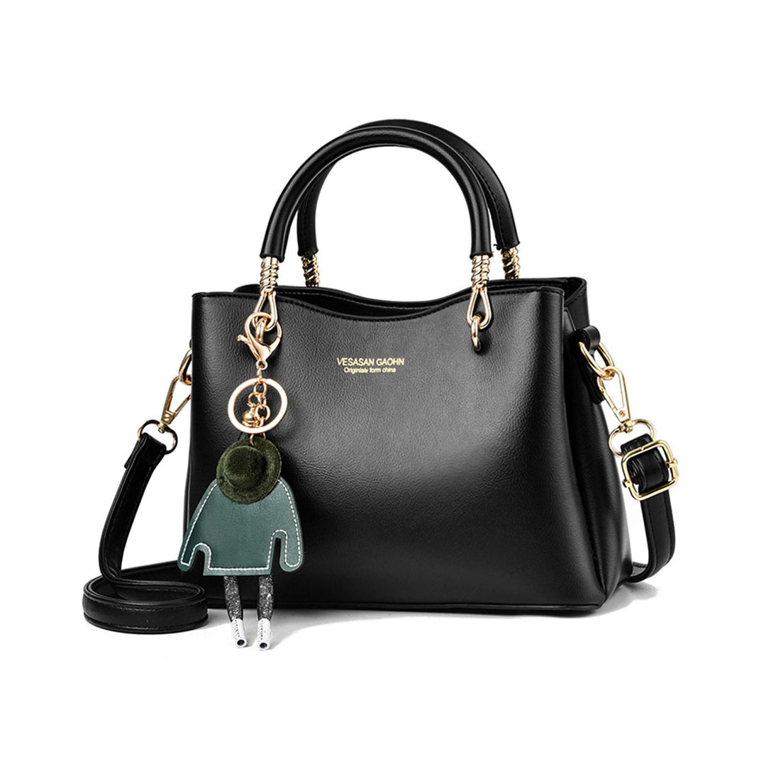 NICOLE &amp; DORIS Damen Handtasche mit grosser Kapazität PU Leder Schultertasche Shopper Casual Umhänge