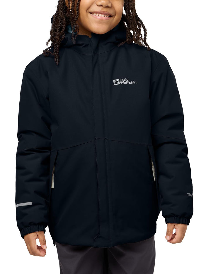 Jack Wolfskin Unisex Kinder Blocky K Jacket 92 night blue/night blue, 92 night blue/night blue