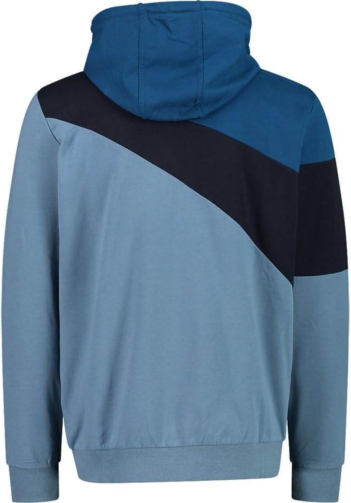 CMP Herren Herrenjacke mit Fester Kapuze Sweatshirt aus Baumwolle 46 Adria, 46 Adria