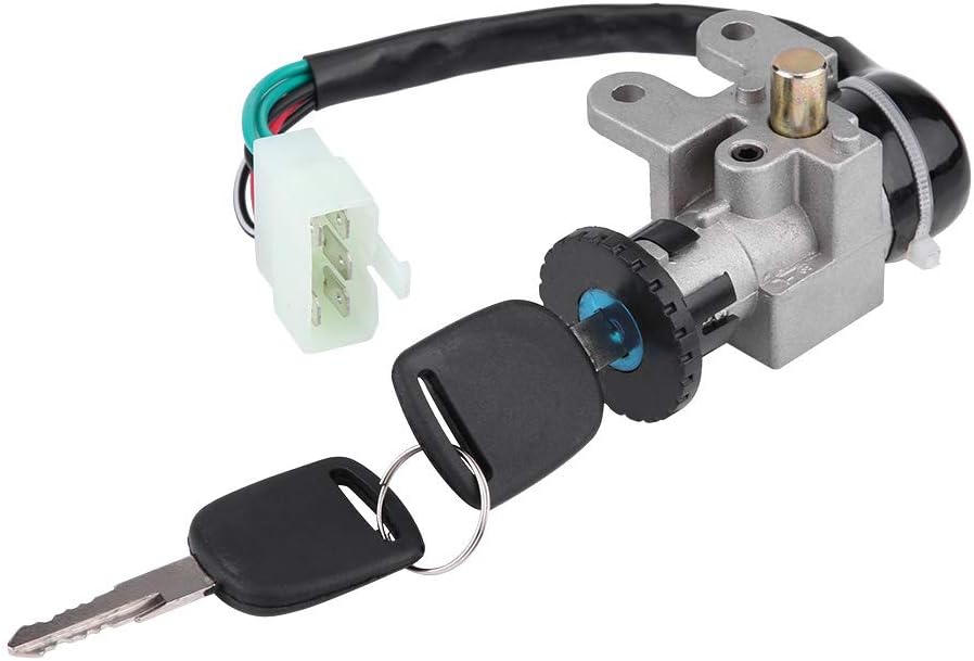 Zündschlossschlüssel Gastankdeckelschloss Set Ersatz für GY6 50cc Jonway Taotao Roketa Roller Moped