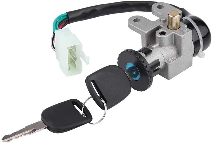 Zündschlossschlüssel Gastankdeckelschloss Set Ersatz für GY6 50cc Jonway Taotao Roketa Roller Moped