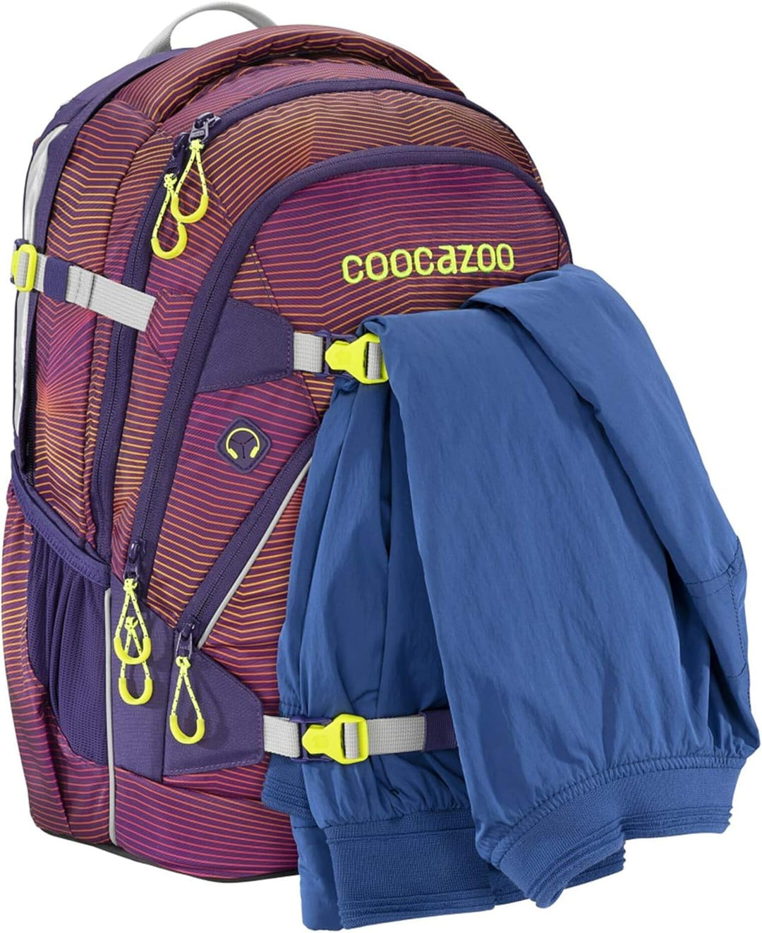 coocazoo Schulrucksack ScaleRale OceanEmotion, ergonomischer Tornister, höhenverstellbar mit Brustgu