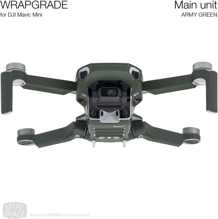 WRAPGRADE Skin kompatibel mit DJI Mavic Mini (Army Green), Army Green