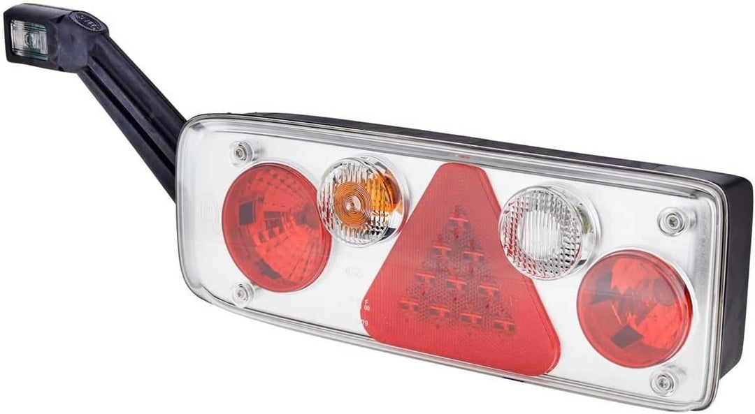 HELLA - Heckleuchte - EasyConn II Hybrid - Hybrid - 24V - Anbau/geschraubt - Lichtscheibenfarbe: gla