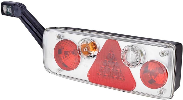 HELLA - Heckleuchte - EasyConn II Hybrid - Hybrid - 24V - Anbau/geschraubt - Lichtscheibenfarbe: gla