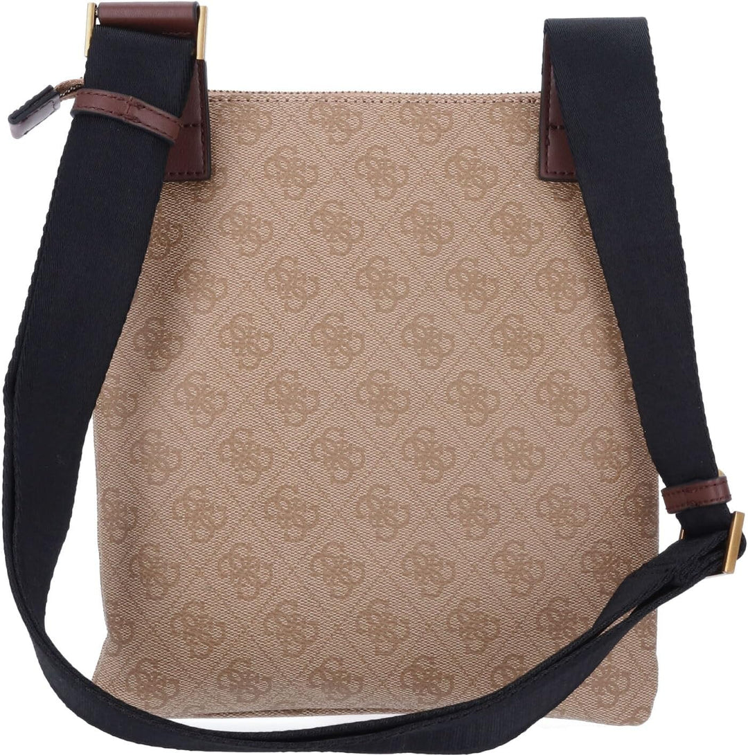 GUESS Herren Umhängetasche Vezzola Beige/Brown