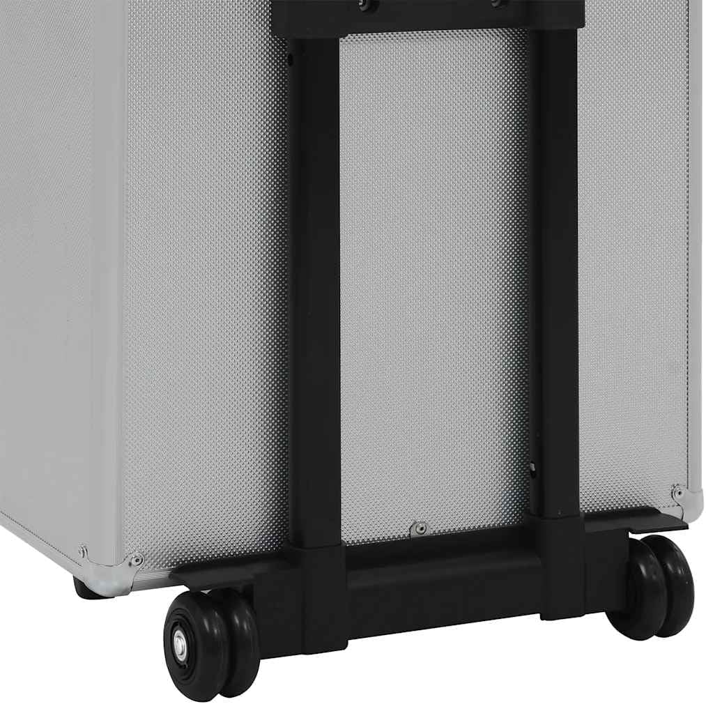 vidaXL Kosmetikkoffer mit 4 Etagen Ablagen Beauty Case Schminkkoffer Friseurkoffer Schmuckkoffer Tro