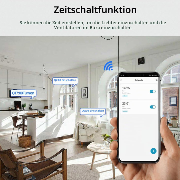 Wifi Elektrischer Linearantriebsregler, 2 Kanäle DC 12 V 24 V Wifi Smart Relaisschalter 2CH 7-32V, 2