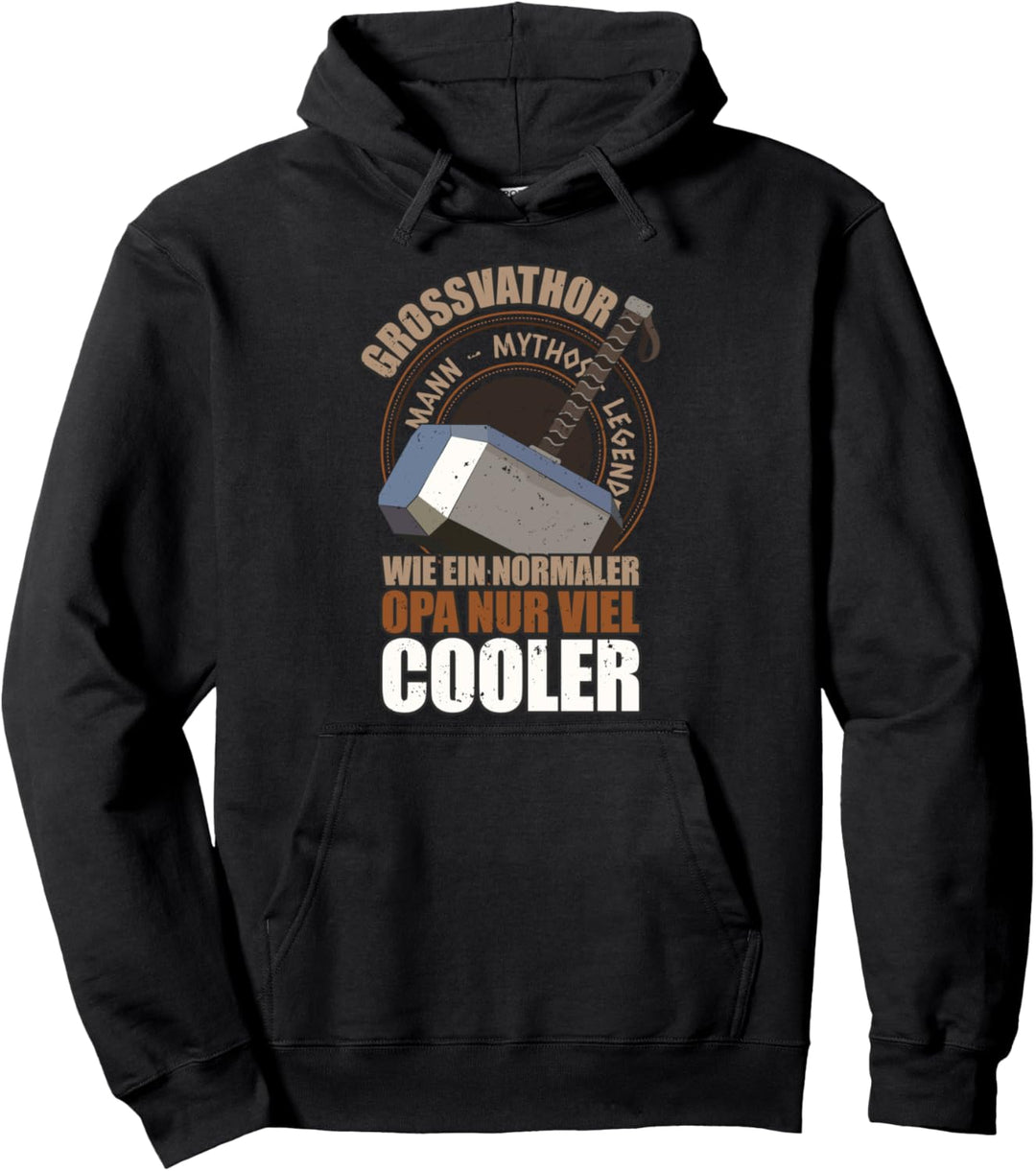 Grossvathor Wie Ein Normaler Opa Nur Viel Cooler Pullover Hoodie