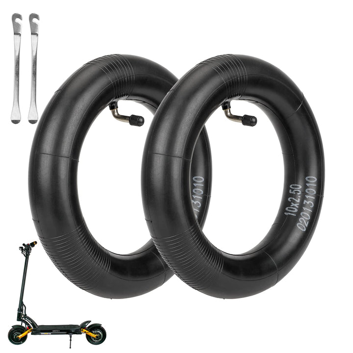 ulip (2 Pack 10x2.5 Ersatz-Innenschläuche mit 90 Grad für Nanrobot D4 Plus D6+ Gotrax Gmax Ultra Man