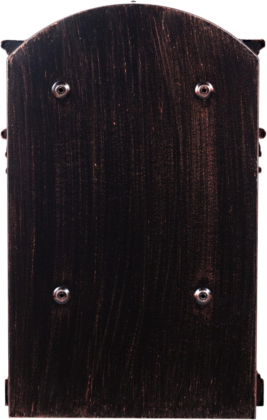 Antiker edler Briefkasten GAL29 Wandbriefkasten, Nostalgischer aus Aluminium Guss Englischer Briefka