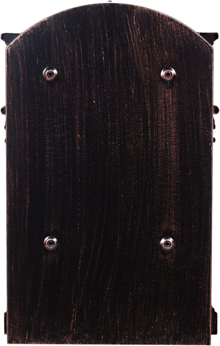 Antiker edler Briefkasten GAL29 Wandbriefkasten, Nostalgischer aus Aluminium Guss Englischer Briefka