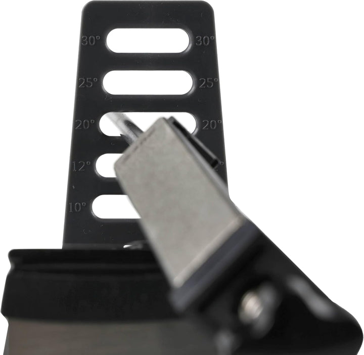EDGE proSHARP 10-30° Profi Diamant-Messerschärfer - Einstellbare Schärfwinkel, Robuste Saugbasis, Pe