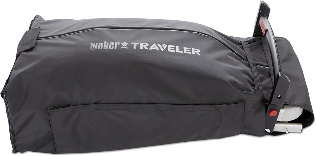 Weber 7030 Schutzhülle für Weber Traveller, Schwarz Single, Transporthülle für Traveler