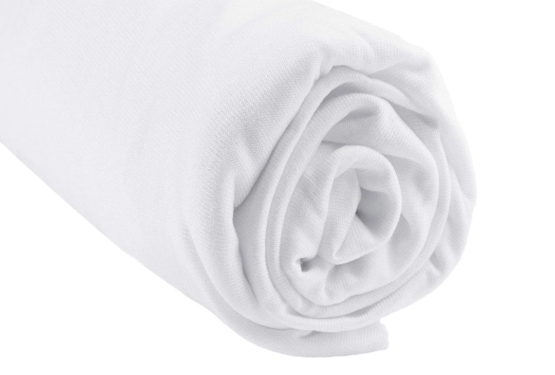 3 Spannbetttücher Bambus – 60 x 120 – Rosa Weiss Taupe