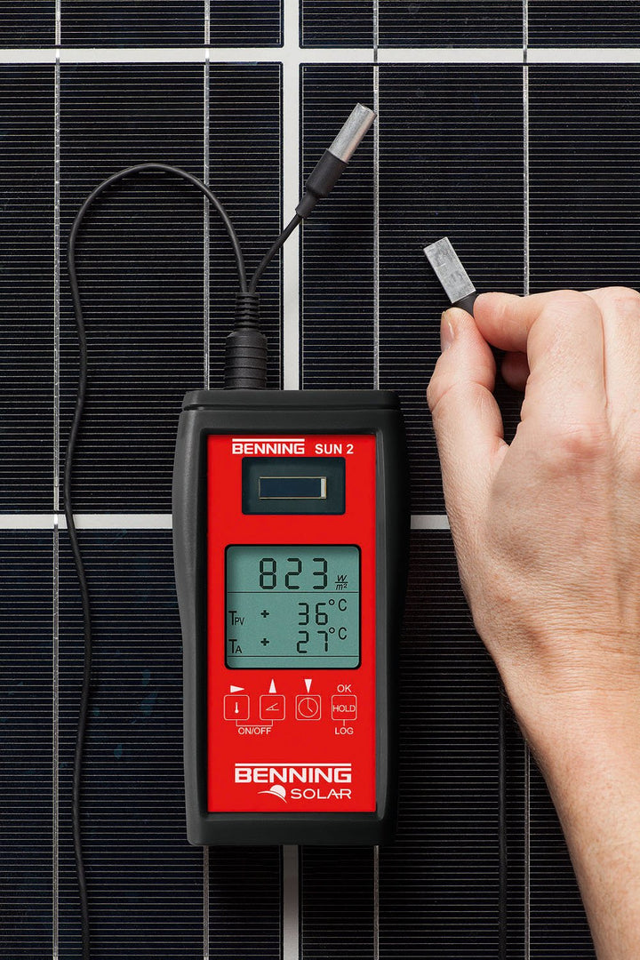 Benning SUN 2 Gerät zur Messung von Temperatur und Strahlung,