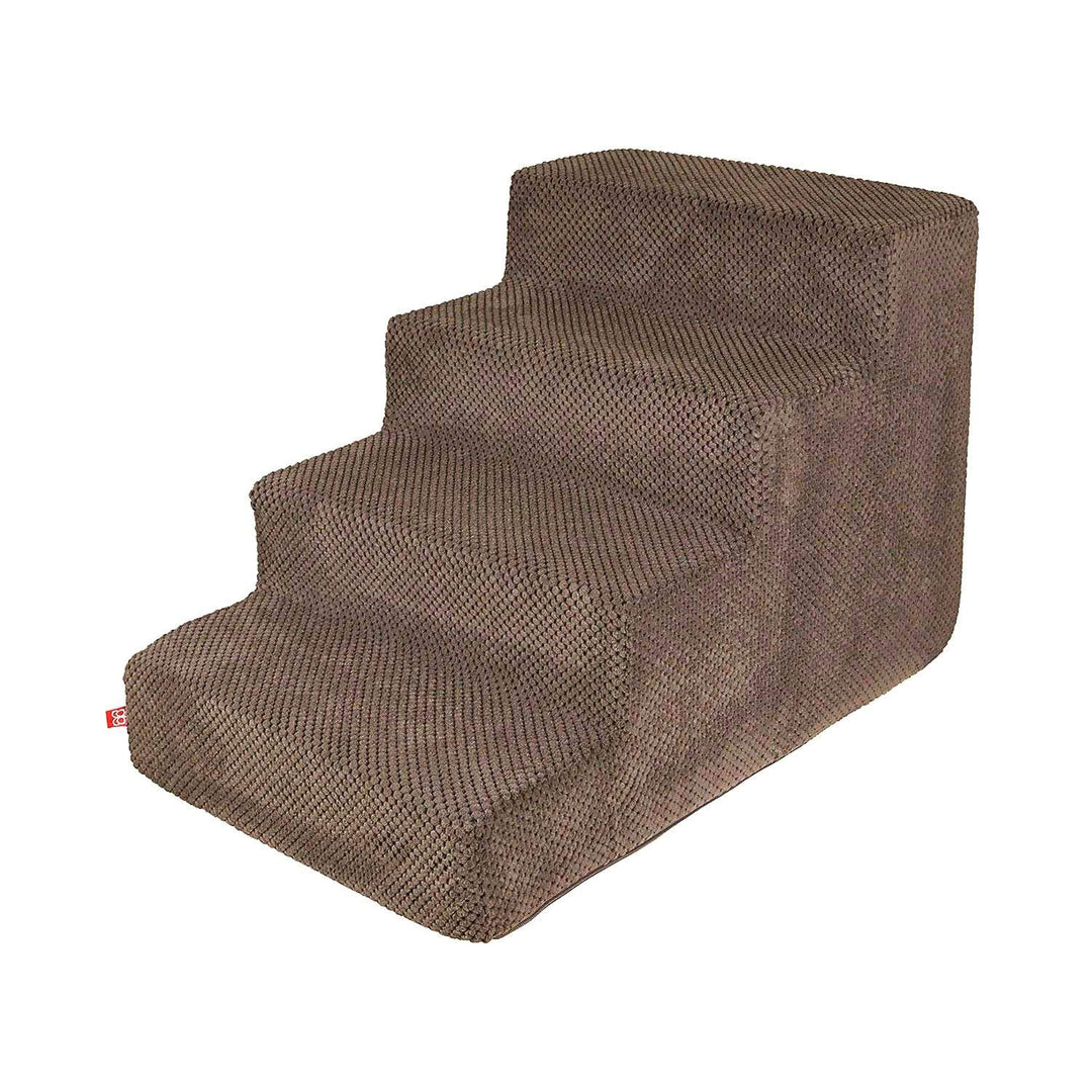 Hundetreppe 40 cm hoch | Katzentreppe Haustiertreppe | 4 Stufen | Hunde Katzen Haustier | für Bett u