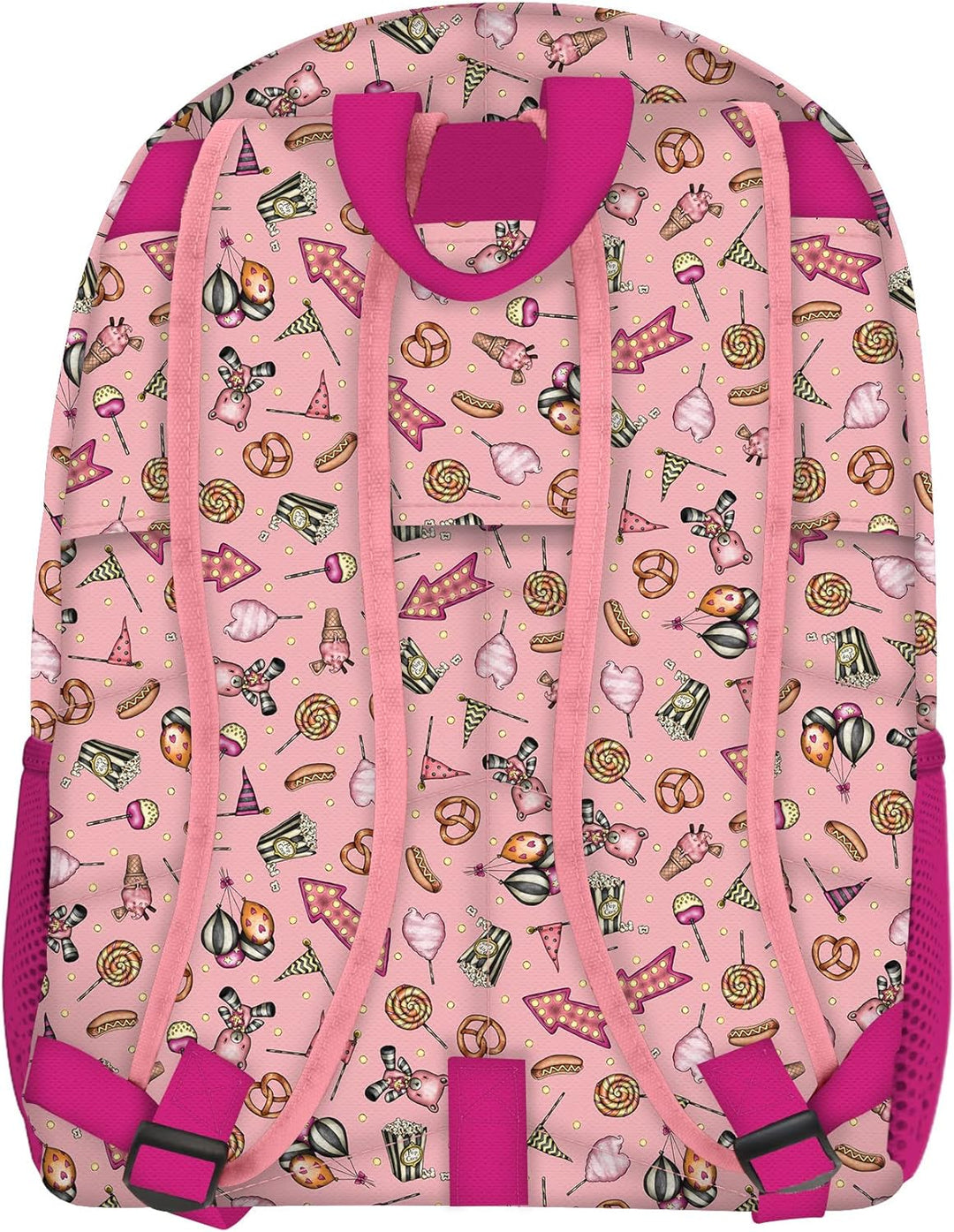 Santoro 1040GJ09 Gorjuss Fairground Mini-Rucksack Karussell, 20 x 22 x 10 cm, Rose