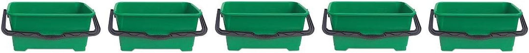 Unger QB220 Pro Eimer für 45,7 cm Unterlegscheibe, Grün mit schwarzem Griff 5-(Pack), 5-(Pack)