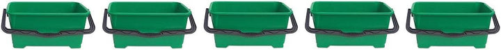 Unger QB220 Pro Eimer für 45,7 cm Unterlegscheibe, Grün mit schwarzem Griff 5-(Pack), 5-(Pack)