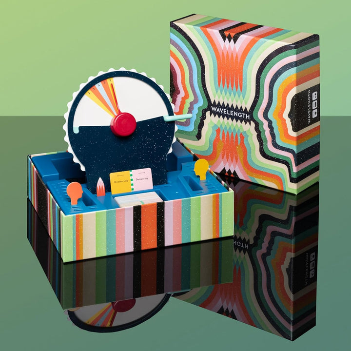 Palm Court, Wavelength: A Telepathic, Party Game, Ages 14+, 2-12 Players, 30 to 45 Minutes Playing T