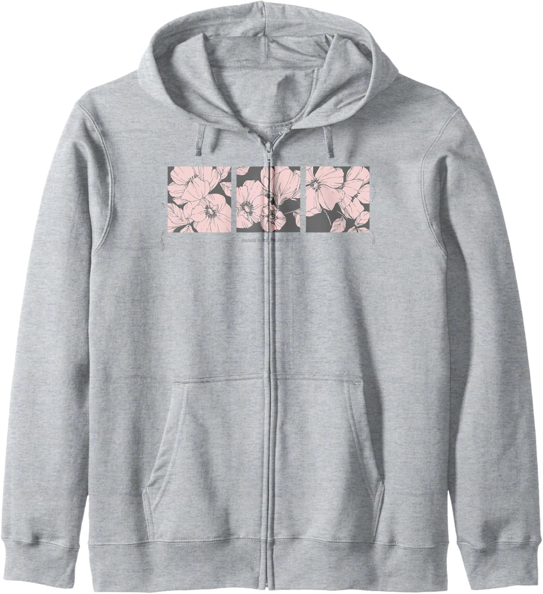 Trendy Boxed Flowers Kapuzenjacke