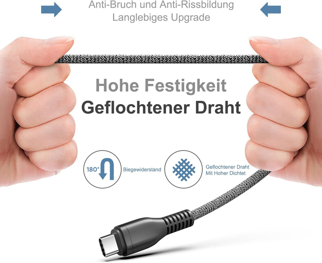 HKY 45W 40W 15W USB C Ladegerät für Anker Soundcore Mini Bluetooth Lautsprecher, JBL Charge 6 Clip 5