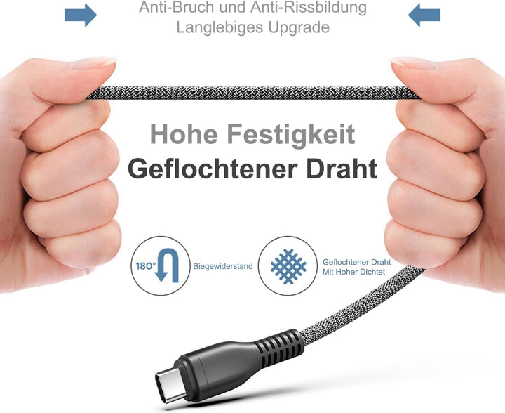 HKY 45W 40W 15W USB C Ladegerät für Anker Soundcore Mini Bluetooth Lautsprecher, JBL Charge 6 Clip 5