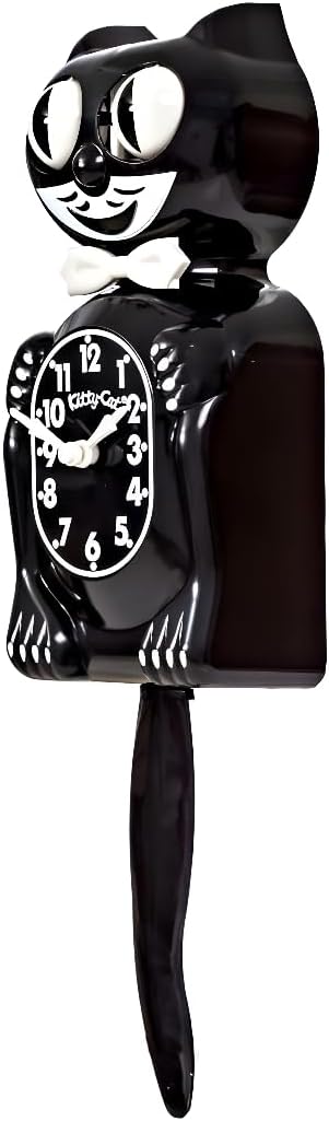 Kit Cat Klock Classic Schwarz-Klein, Schwarz