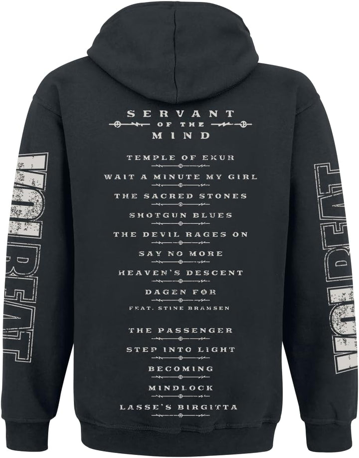 Volbeat Servant of The Mind Männer Kapuzenjacke schwarz Band-Merch, Bands, Nachhaltigkeit M Schwarz,