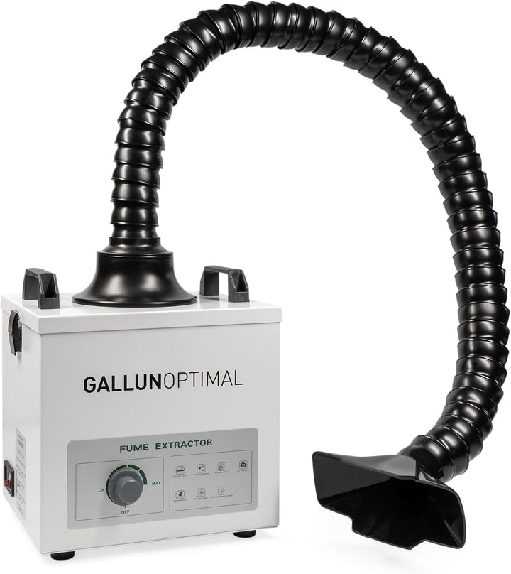 Lötrauchfiltersystem 100 W – 200 m³/h regelbar, 3-stufig (Vorfilter + HEPA H13 + Aktivkohle), Segmen
