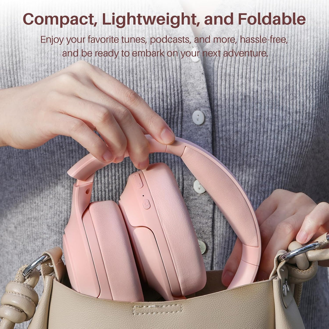 TOZO HT2 Over Ear Kopfhörer Bluetooth,Hybrid Active Noise Cancelling Kopfhörer,Kopfhörer Kabellos Bl