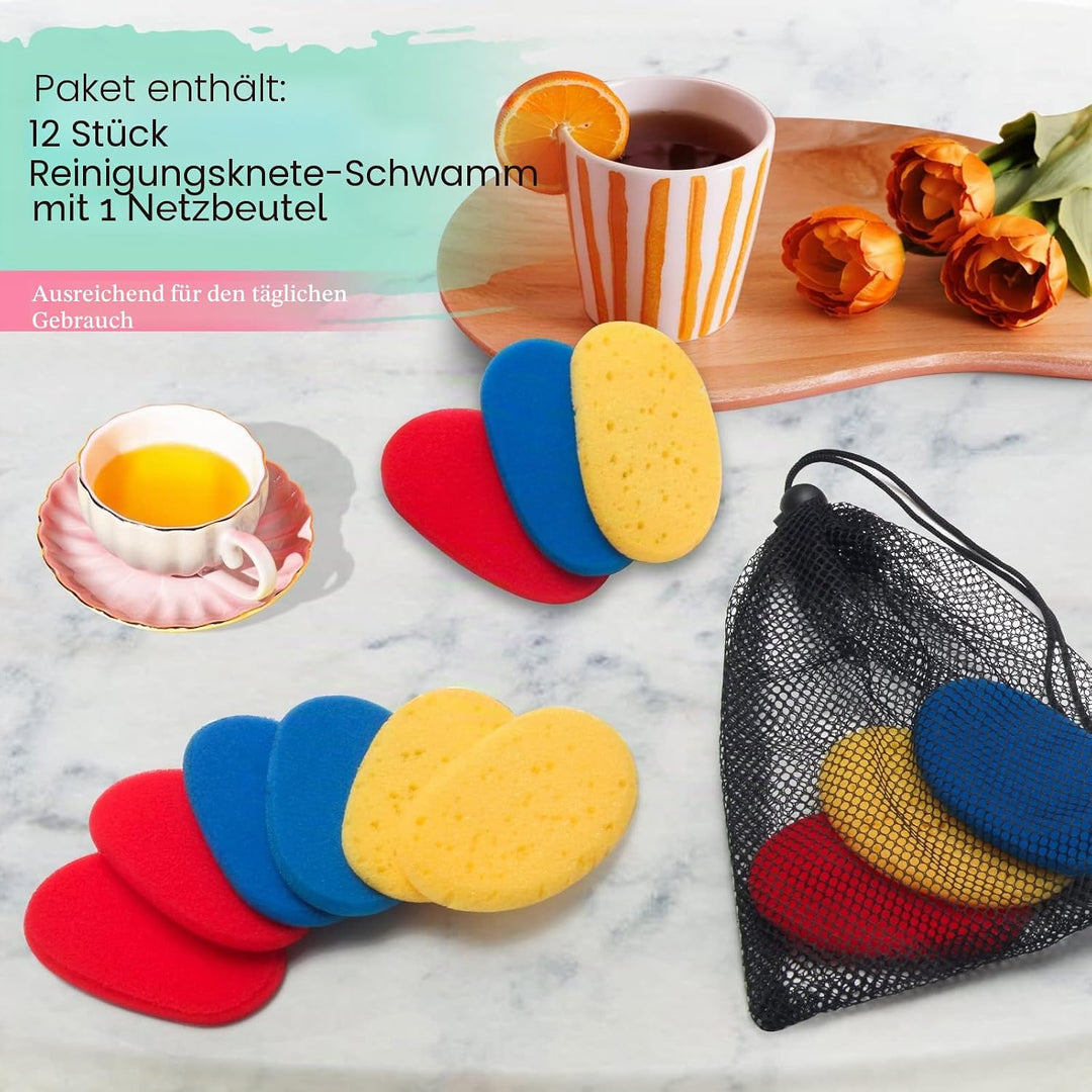 Boyistar Tonschwämme für Ton, Keramik-Schwämme zum Formen und Reinigen von Ton, Schwamm mit 3 Densit