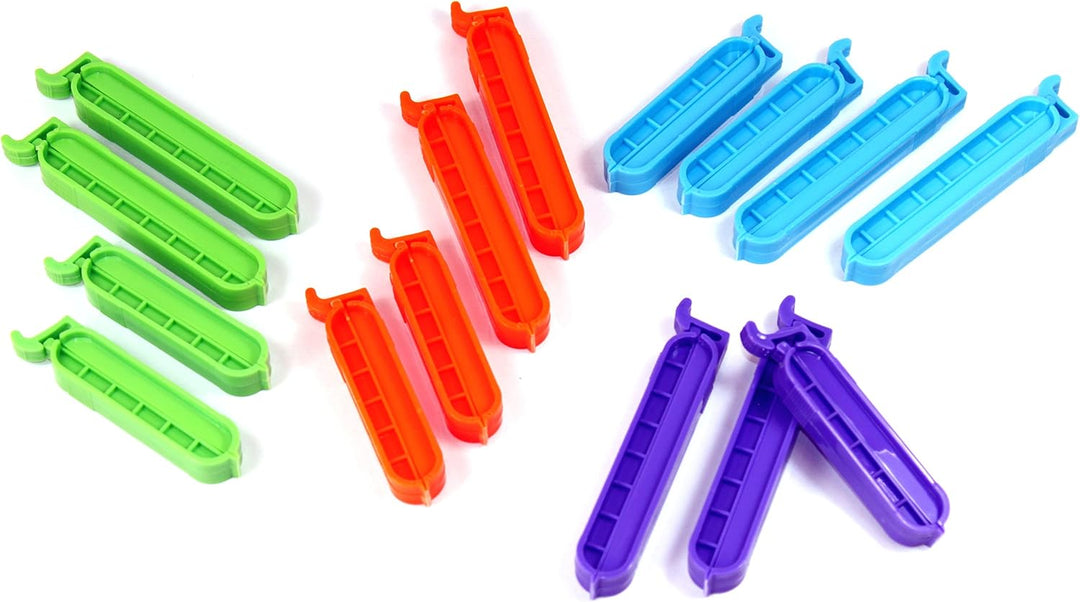 Gefrierbeutelclips 96 Stk. Frischhalteclips Verschlussclips Tütenclips Clips Beutelclips Beutelversc