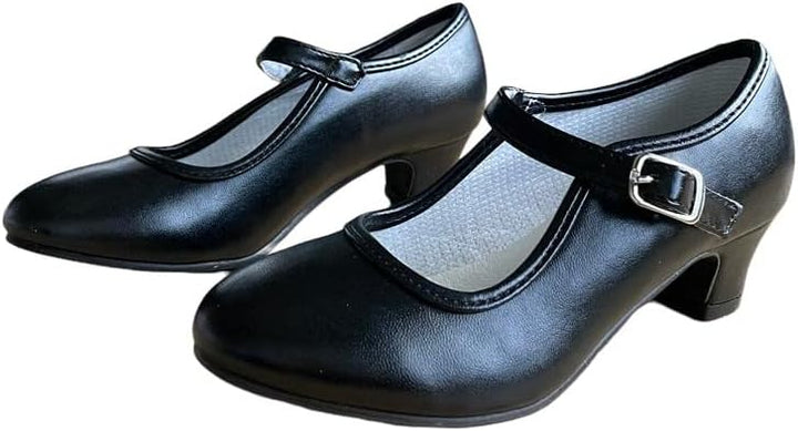 La Senorita Spanische Flamenco Schuhe 24 EU Schwarz, 24 EU Schwarz