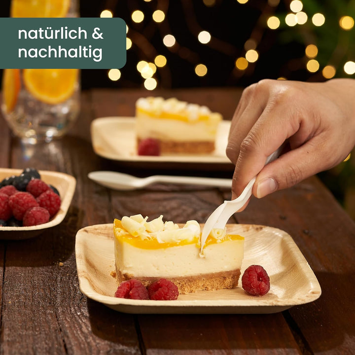 HAAGO - 800 Löffel Besteck Set - Wiederverwendbares, spülmaschinenfestes Hochleistungsbesteck für Pa