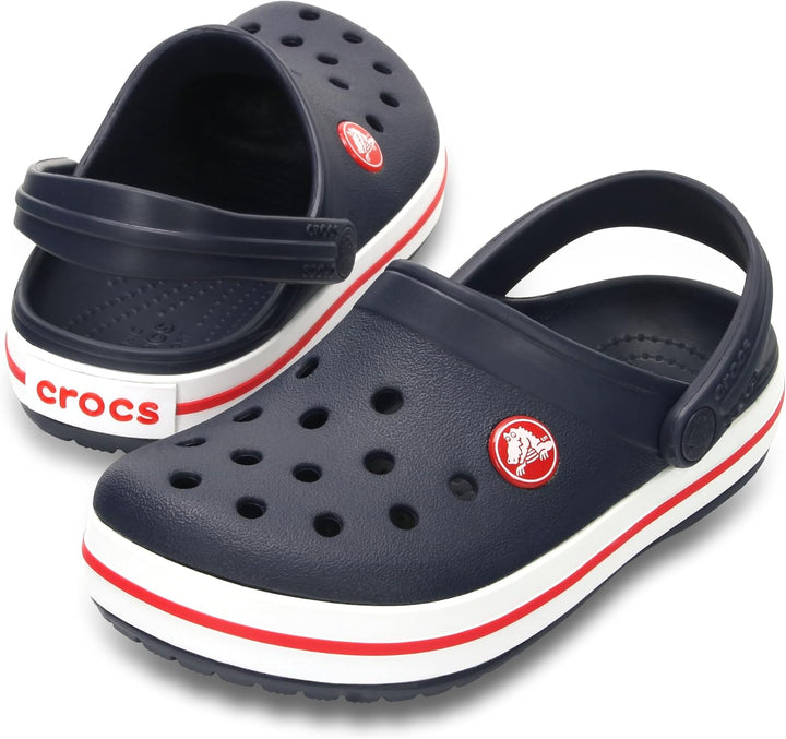 Crocs Unisex Kinder Crocband T Clog Navy Red 19/20 EU, Navy Red 19/20 EU