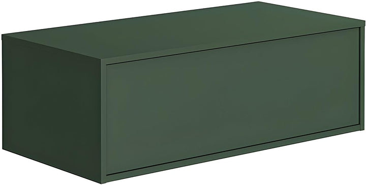 Vente-unique - Waschbeckenunterschrank hängend - Grün matt - 94 cm - TEANA II