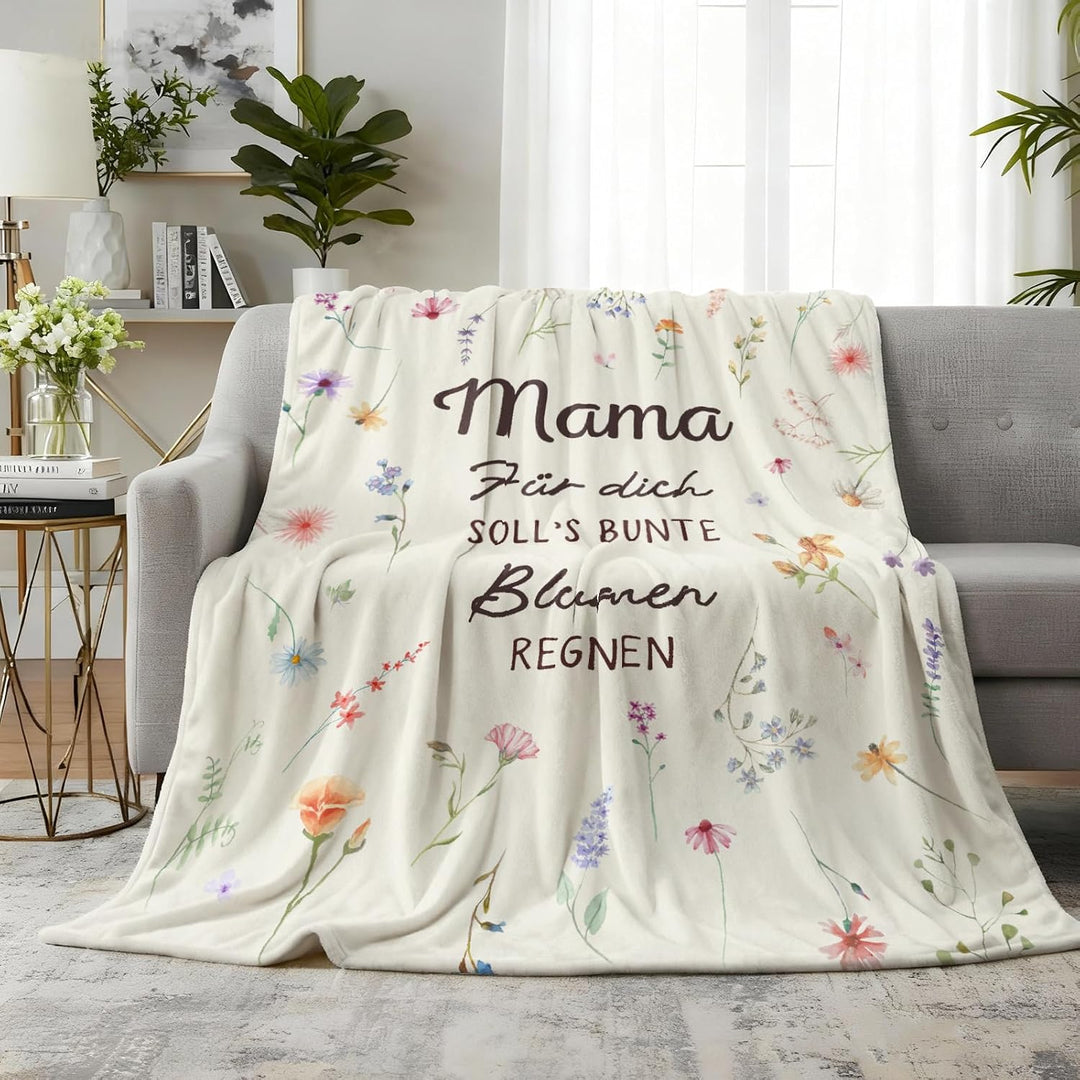 Geburtstagsgeschenk für Mama, Mama Geschenke | Decken für Mama, Geschenk für Mutter von Tochter Sohn