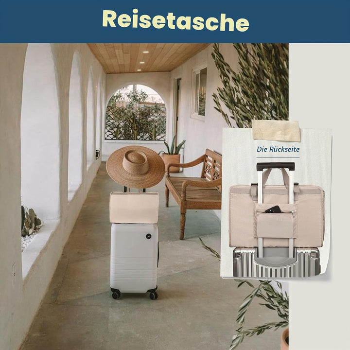 Surblue 6-in-1 Hängende Reise-Organizer-Tasche mit wasserdichten Fächern - Faltschrank für Koffer Au