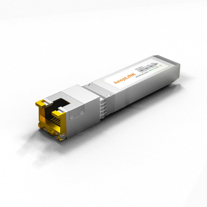 10GBase-T RJ45 SFP+ Modul, 10G Kupfer SFP+ Transceiver, Ethernet SFP Modul bis zu 30 Meter, Plug and