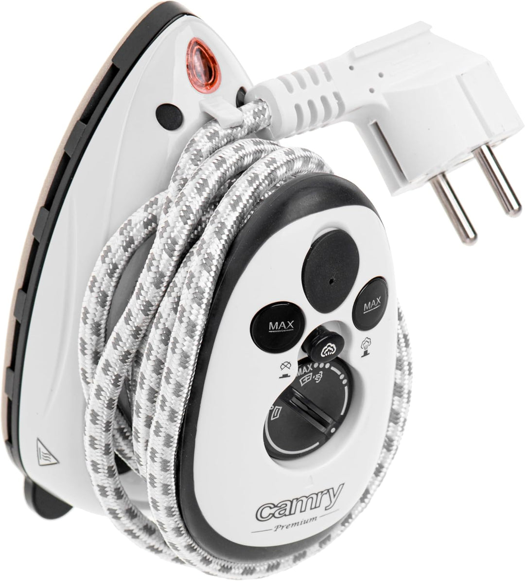 Camry Mini Bügeleisen 420W – Reisebügeleisen Mini mit Dampf und Trockenfunktion, Bügeleisen Klein mi