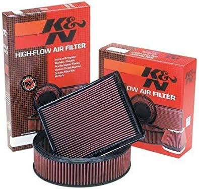 K&N E-9183 Waschbarer und wiederverwendbarer KFZ Luftfilter/Direkt-Kits, Rot