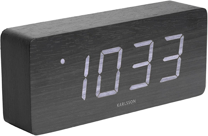 Karlsson Digitaler Wecker KA5654BK Schwarz, Schwarz