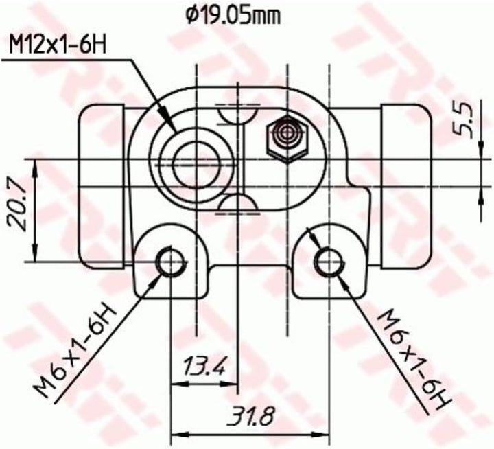TRW GSK1069 Bremsbackensatz